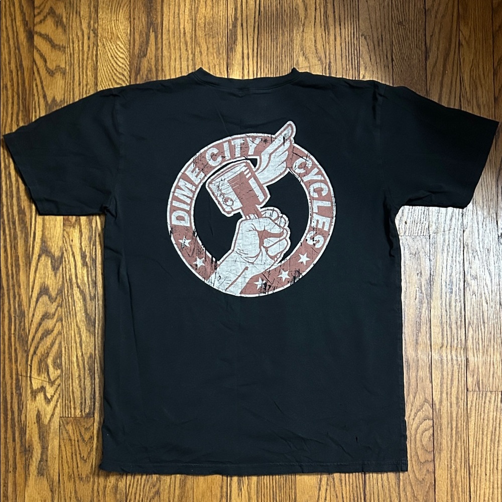 Dime City Cycles Tee Shirt Size xl
